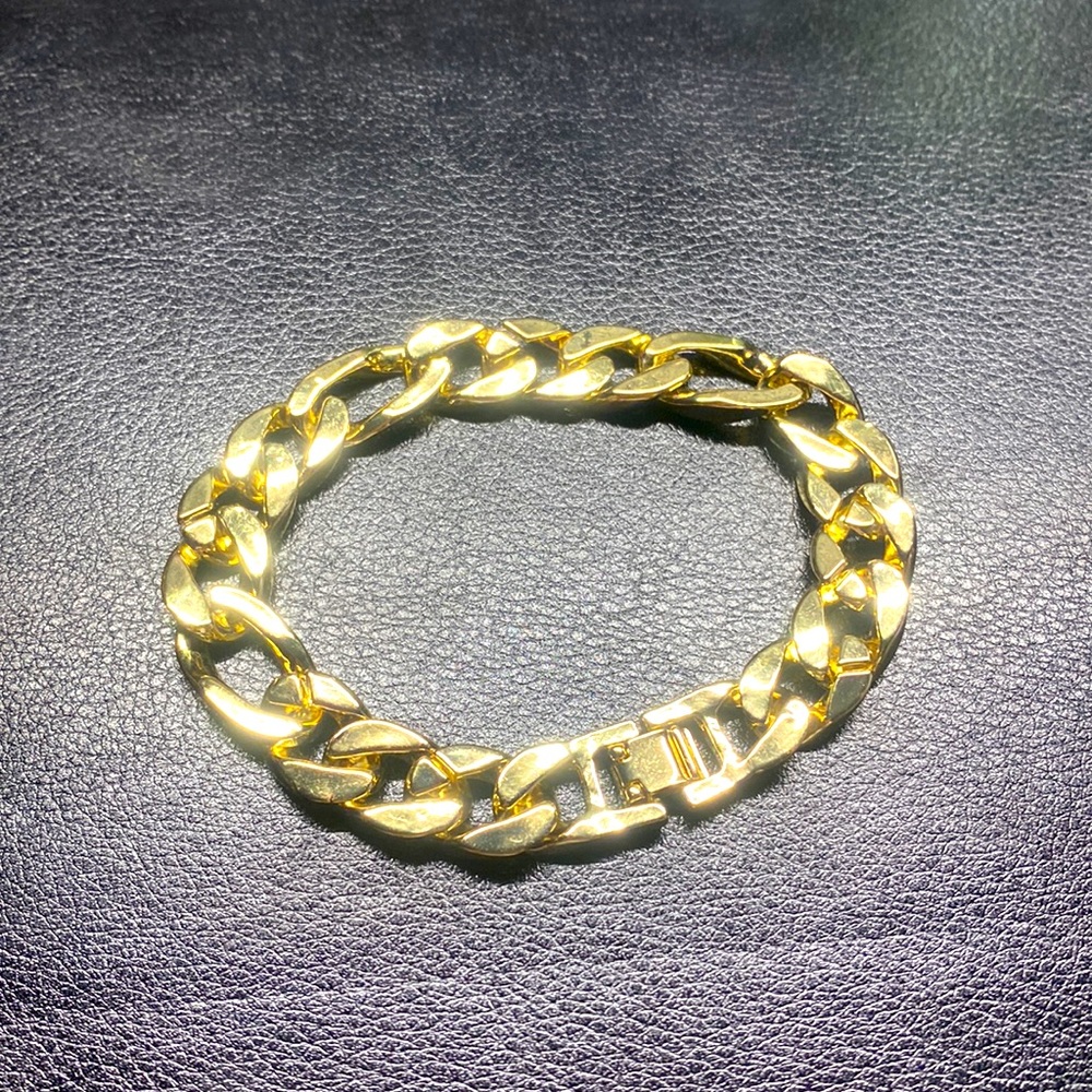 Gold designer bracelet